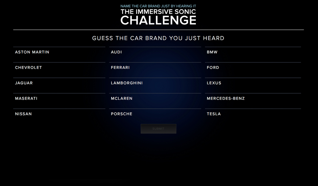 Sonic Challenge final UI, challenge screen