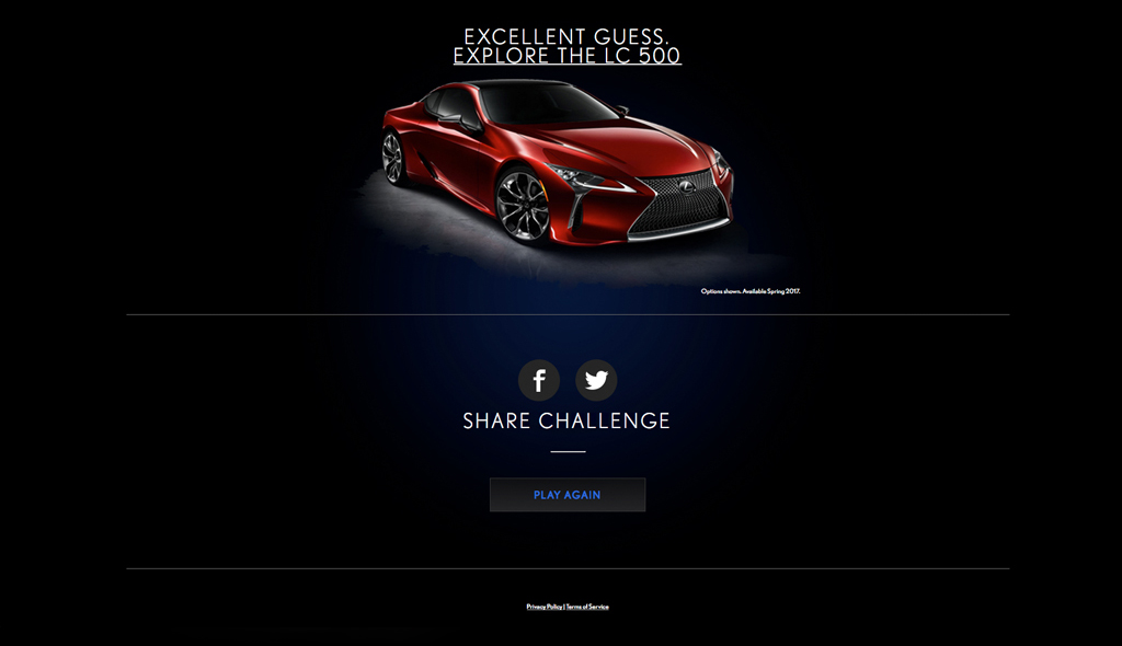 Sonic Challenge final UI, results screen